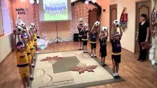 Открытие олимпиады в детсаду №27 г. Воронежа