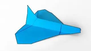 How to make an ORIGAMI SPACE SHUTTLE