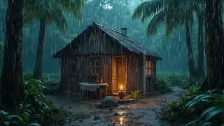 🌲🌧 Shooting Rain in the Forest – Calm Midnight to Relax and Sleep