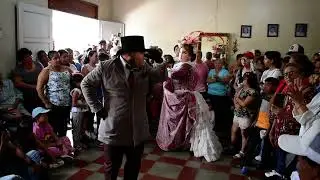 Pieza: La laguneña Negra: . Luis Alexander Alegría Cárdenas. Viejo: Enrique Antonio Soza Castillo.