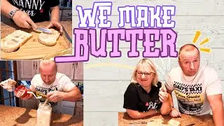 We Make Butter Like In The 1950's With A Blow Butter Churn