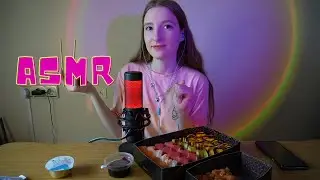 АСМР  мукбанг суші 🍣 ASMR mukbang sushi