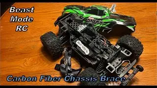 Beast Mode RC Carbon Chassis Brace For Traxxas Mini Maxx