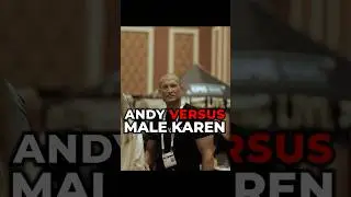 ANDY VERSUS MALE KAREN ‼️