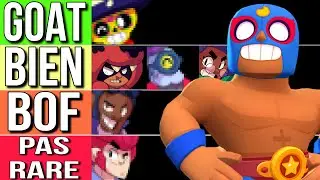 TIER LIST des BRAWLERS RARES !
