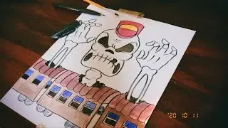 How to Draw the Conductor ( Cuphead ) - A Rubber Hose Tutorial