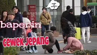 COWOK TANGAN PATAH BIKIN BAPER CEWEK JEPANG | SOCIAL EXPERIMENT KEPEDULIAN ORANG JEPANG !!