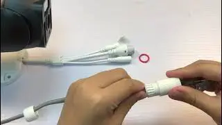 How to Fit the Weatherproof Grommet over the Ethernet Cable