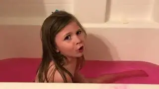Ruby’s bath time singing 2-16-19