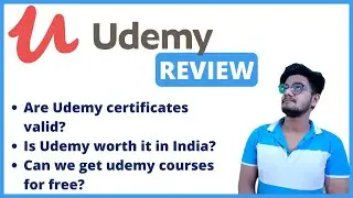 Udemy Review - Is Udemy Worth it? - Udemy Certificate Value - Review By Nagar