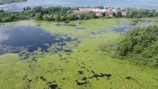 Flying over Mud Lake