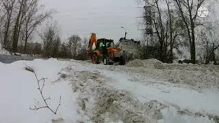 как легко убрать снежные бардюры