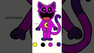 The smiling critters catnap coloring game😄💓