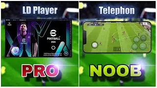 EFOOTBALL 2025 Mobile EMULATOR SETTINGS and GAMEPLAY