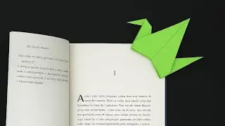 Origami Crane Bookmark - How to Fold