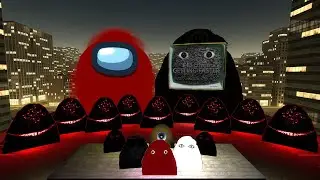 GIANT TV AND SUS ANGRY MUNCI is After Me in GMod - Can I Escape the Madness?