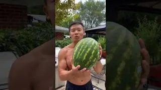 Eating a 15lb watermelon