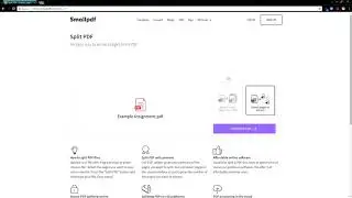 Smallpdf Split PDF