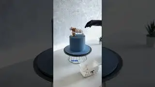 Идеальный торт на крещение 💙 #торт #кондитер #тортрецепт #cake #шоколадныйторт #торты #рецепты