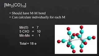 Organometallic Lecture (CHM676) UiTMCS- 18 Electron Rule