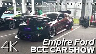 So many Mustangs… Mustangs of Mass BCC Car Show | 4K | IX CARS | EMPIRE FORD