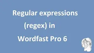 Regular expressions (regex) in Wordfast Pro 6