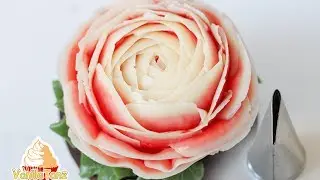 How to make Korean Buttercream Flowers: RANUNCULUS