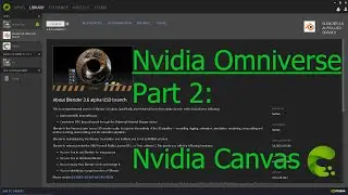 Nvidia Omniverse part 2: Nvidia canvas 