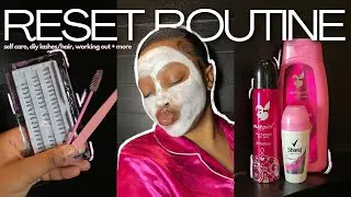 sunday reset 🫧 self care, DIY maintenance, apartment reset, shower & body care