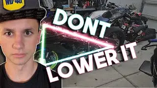 Negatives of Lowering and How to Combat a Tall Bike