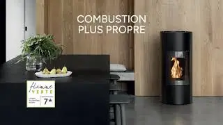MOOD, le poêle à granulés de MCZ au design minimal.