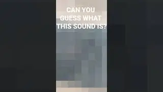 Guess the sound (no.3)
