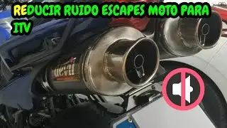 ⏬REDUCIR SONIDO ESCAPES MOTO (Devil Magnum)🔥🏍️