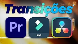 Transições para qualquer editor de vídeo - Premiere, Filmora e Davinci Resolve.