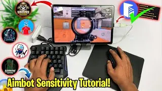 Try All Big Youtubers ⚙️Sensitivity for Play free fire with keyboard mouse on mobile | GG Mouse Pro🤯