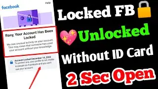 YOUR ACCOUNT HAS BEEN LOCKED FACEBOOK | CONFIRM YOUR IDENTITY FB PROBLEM SOLVED | LOCKED FB UNLOCKED