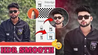HDR Face Smooth skin whitening photo Editing || Autodesk Sketchbook skin Face painting Editing