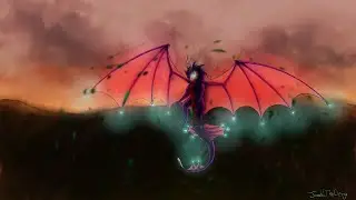 Sunset Landing - Drawing Timelapse