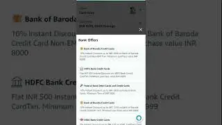 Bank Offers On Amazon😍