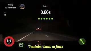 BMW 550 f10 jb4 mod turbo 100-200 замер