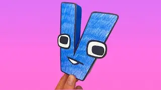 Paper Craft | SPANISH Alphabet Lore V | Adrian`s Alphabet Lore