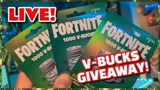 I Gave Away V-Bucks LIVE! #subscribe #christmas