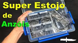 Super Estojo de Anzóis - Acabou a bagunça na Pescaria