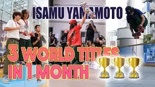 １カ月間で３つの世界タイトル獲得！　プロスケーター山本勇
