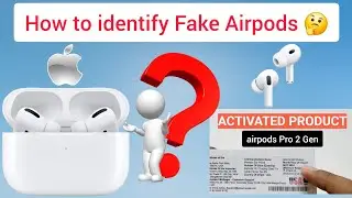 How to Check Fake Apple airpods Pro 2'nd Generation.#airpods #airpodspro2 #airpodspro