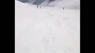 Epic Ski Lavina😲🤣