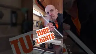 Changing Under-Cabinet Tube Lights In Under a Minute #lighting
