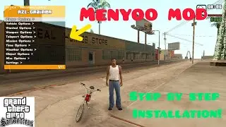 How to Install Menyoo Mod in GTA San Andreas PC | Best Trainer Mod for GTA SA (2025)😂