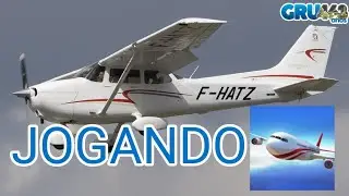 Jogando Flight pilot no dia 8 de dezembro (Aniversário de Guarulhos)
