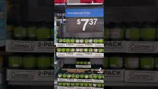 Walmart is a great place for camping and prepping items